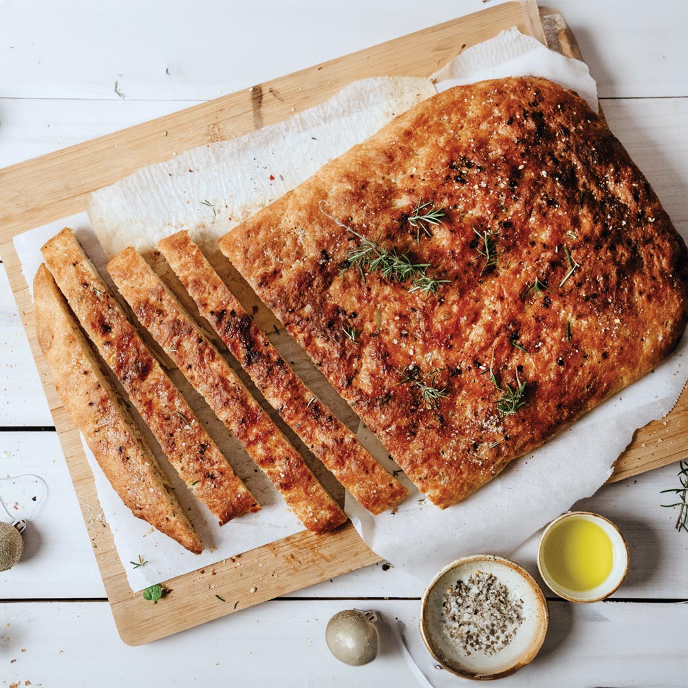Cherie's Focaccia Slab &ndash; Pepper &amp; Me