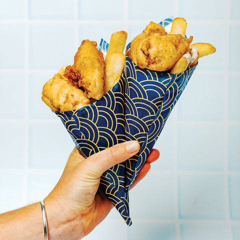 Handmade Fish & Chips with Dill & Lemon