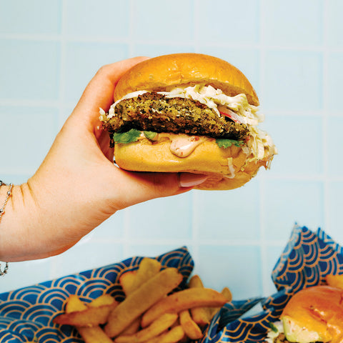 Katsu-Crumbed Chicken Burger