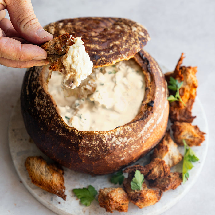 Cowboy Queso Cobb Loaf with Chipotle Ranch