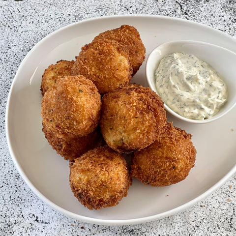 Cheese and Bacon Potato Bombs