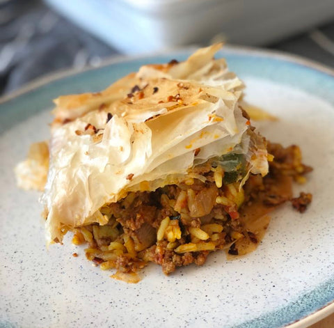 Lamb and Rice Pie