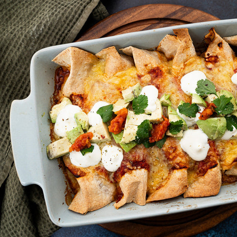 BBQ Mexican Chicken Enchiladas