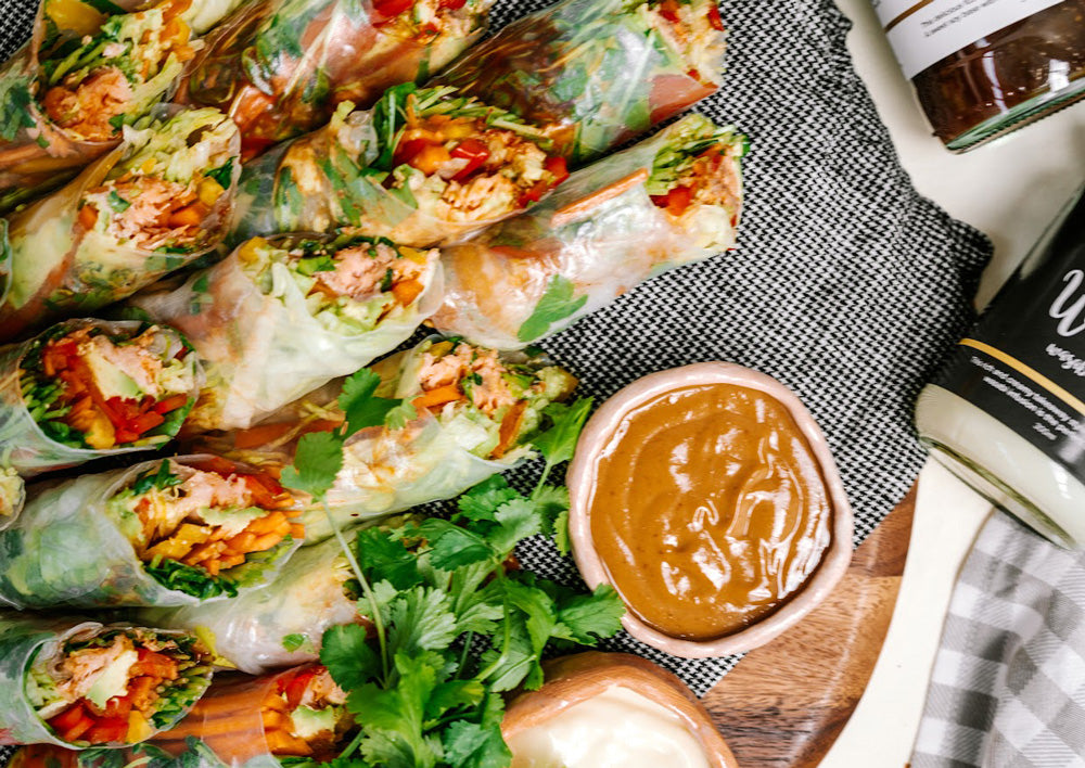 Pork & Prawn Rice Paper Rolls