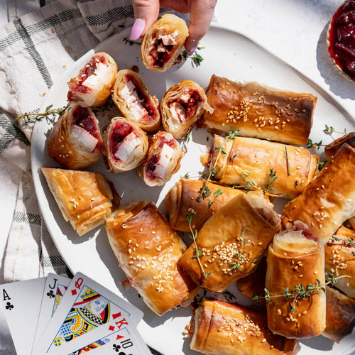 Beetroot & Feta Filo Cigars