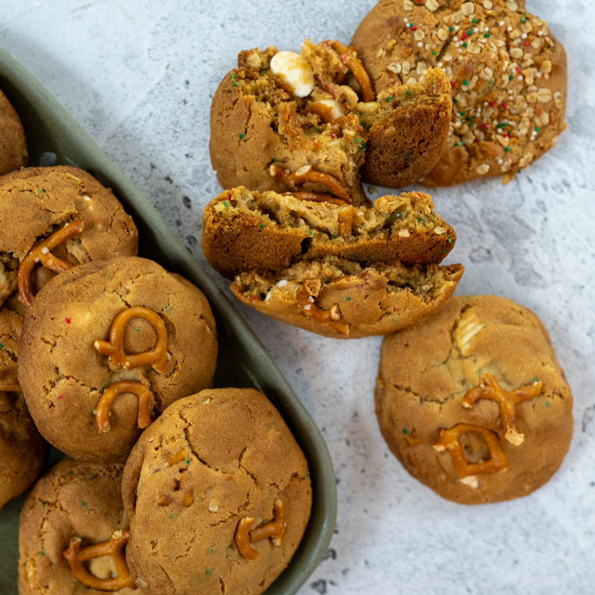 Reindeer Chow Cookies