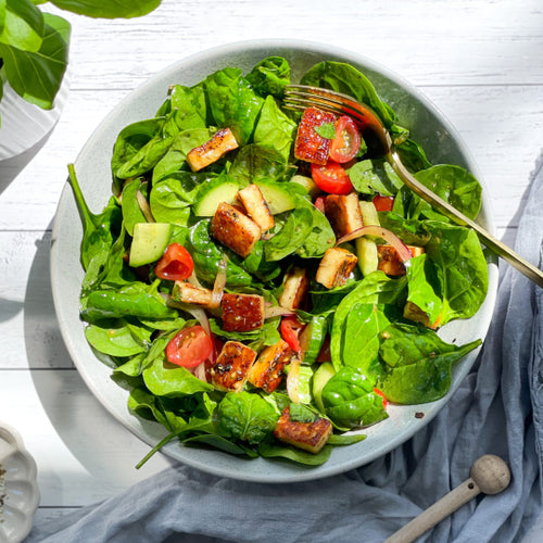 Italian Honey Halloumi Salad