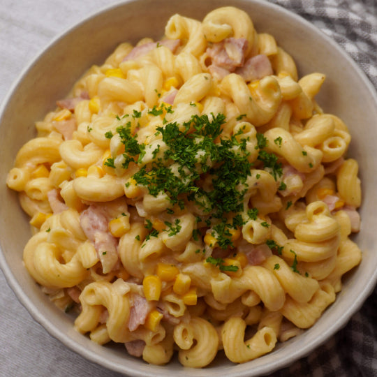 Corn & Bacon Pasta