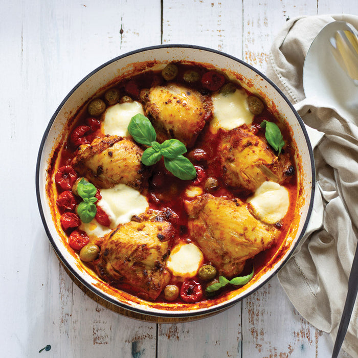 One Pan Chicken Caprese Bake