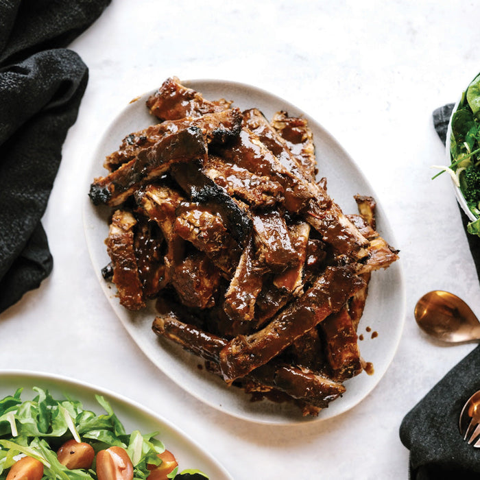 Man Rub Ribs