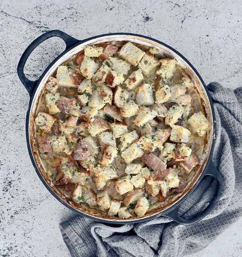 Garlic Bread Chicken Bake