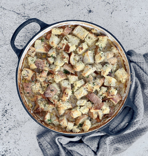 Garlic Bread Chicken Bake