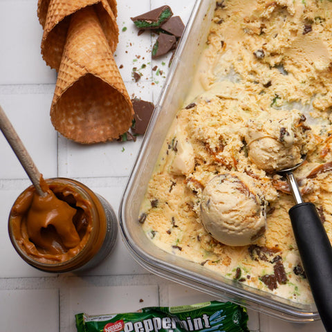Peppermint Crisp Tart Ice Cream