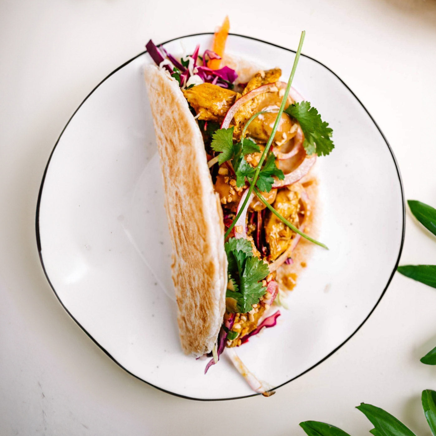 Satay Chicken Hawker Roll