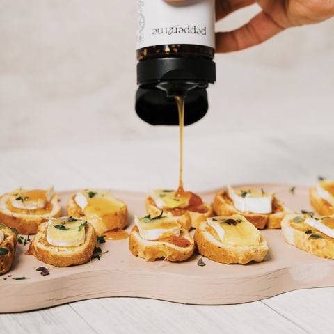 Butter Crostini with Brie