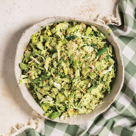 Green Goddess Crispy Rice Salad