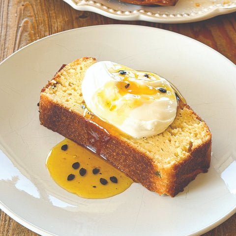 Lemon Passionfruit Yoghurt Loaf