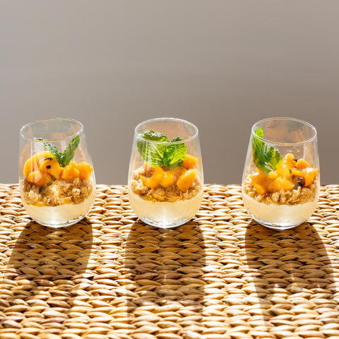 Peach Cheesecake Parfaits