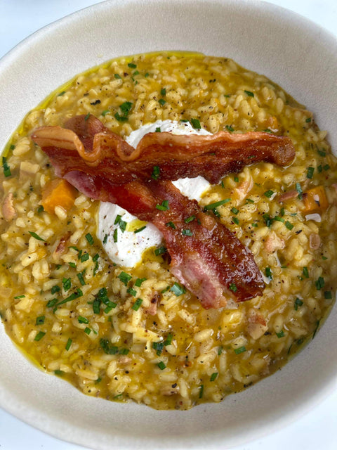 Pumpkin & Bacon Risotto