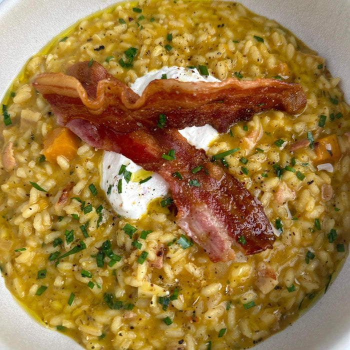 Pumpkin & Bacon Risotto