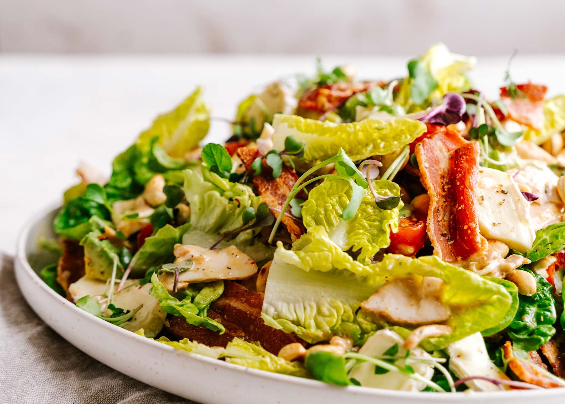 Chicken & Bacon Salad With Dude Ranch Dressing