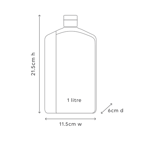1L Hand & Body Wash Refill - Coconut & Wild Orange