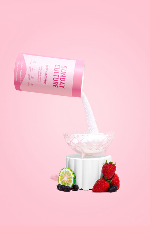 Berry Bergamont Sand Wax Candle