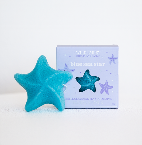 Sea Star Sponge Blue