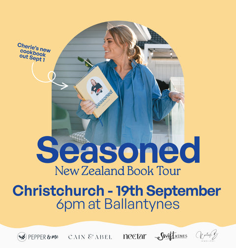 Seasoned NZ Book Tour - Christchurch - 19th September