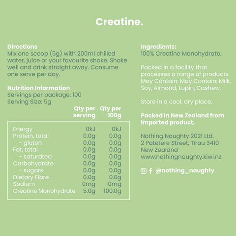 Creatine Monohydrate Supplement