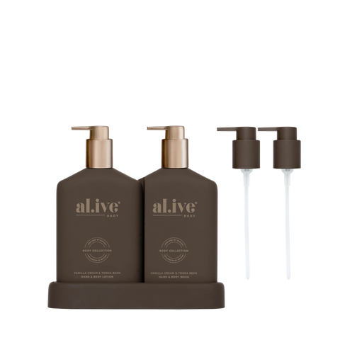 Wash & Lotion Duo - Vanilla Cream & Tonka Bean - Bronze Limited Edition