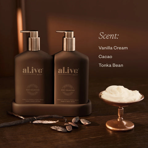 Wash & Lotion Duo - Vanilla Cream & Tonka Bean - Bronze Limited Edition