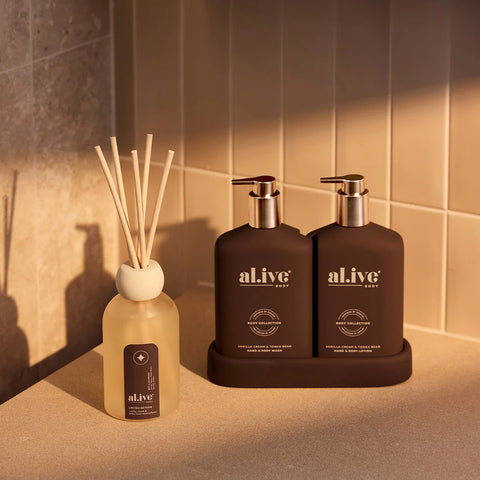 Wash & Lotion Duo - Vanilla Cream & Tonka Bean - Bronze Limited Edition