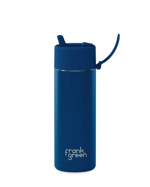 20oz Stainless Steel Ceramic Reusable Bottle with Flip Lid
