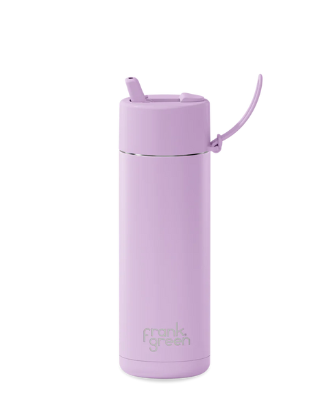 20oz Stainless Steel Ceramic Reusable Bottle with Flip Lid