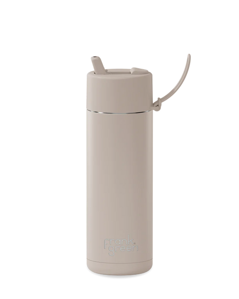 20oz Stainless Steel Ceramic Reusable Bottle with Flip Lid