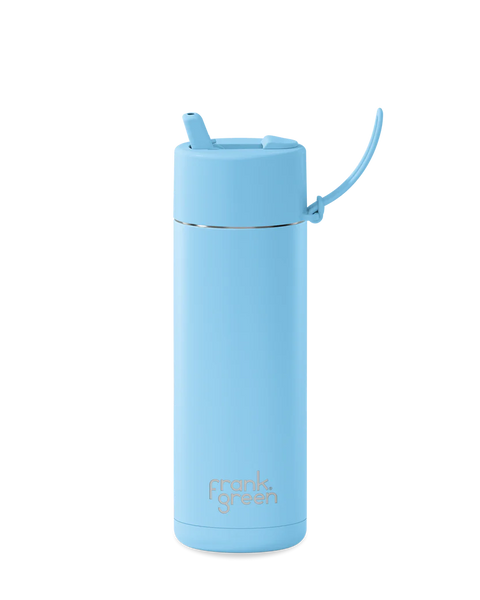 20oz Stainless Steel Ceramic Reusable Bottle with Flip Lid