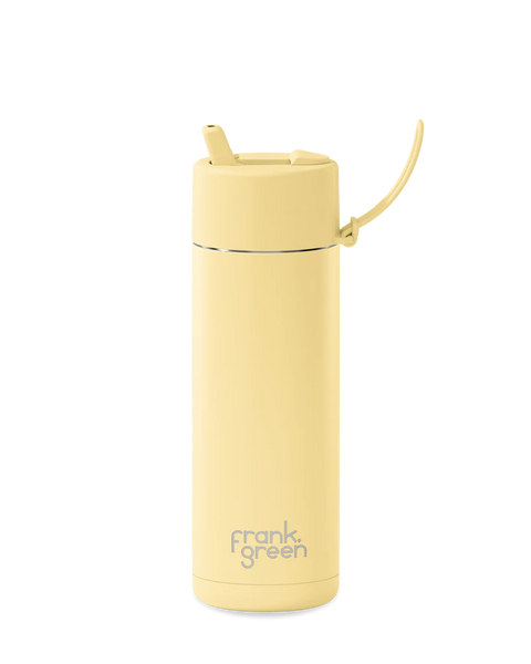 20oz Stainless Steel Ceramic Reusable Bottle with Flip Lid