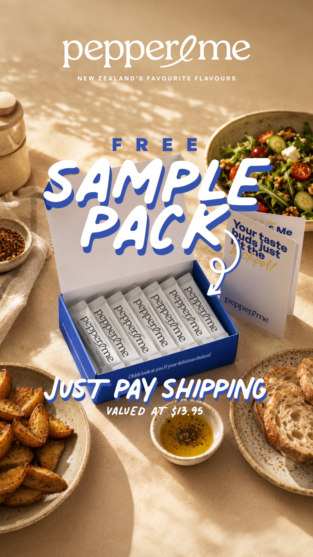 Free Pepper and Me Sample Box + Shipping from $8.95 (Free with $80 Spend) @ Pepper & Me