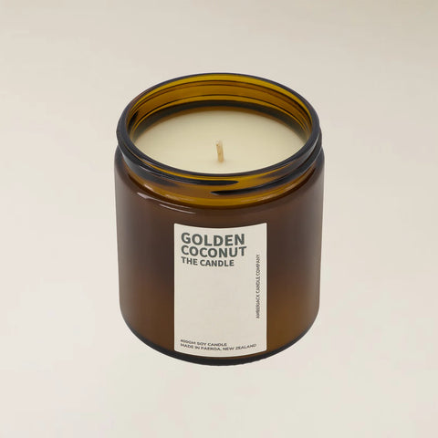 Golden Coconut Soy Candle