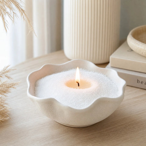 Buttercream Vanilla Sand Wax Candle
