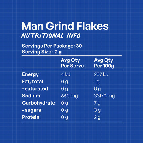 Man Grind Flakes