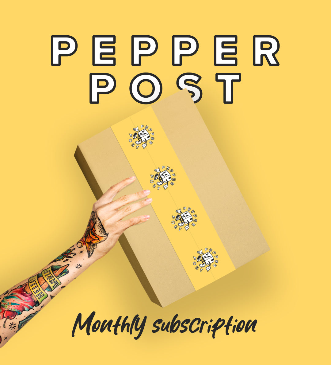 Pepper Post - Monthly Subscription