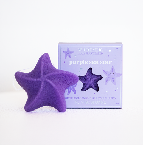 Sea Star Sponge Purple