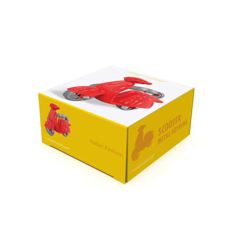 Red Scooter Keyring