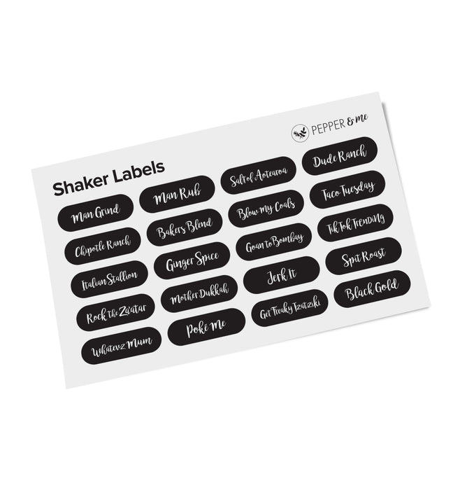 Shaker Labels
