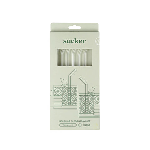 Reusable Glass Drinking Straws