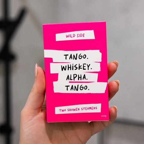 Wild Side 2 pk Shower Steamers - Tango. Whisky. Alpha. Tango.