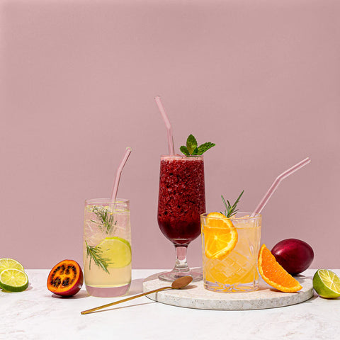 Reusable Glass Drinking Straws