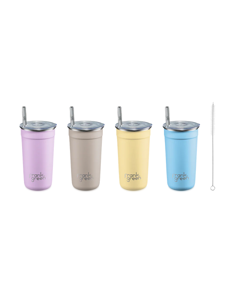 Reuseable Party Cups - 4pk with Lids & Straws